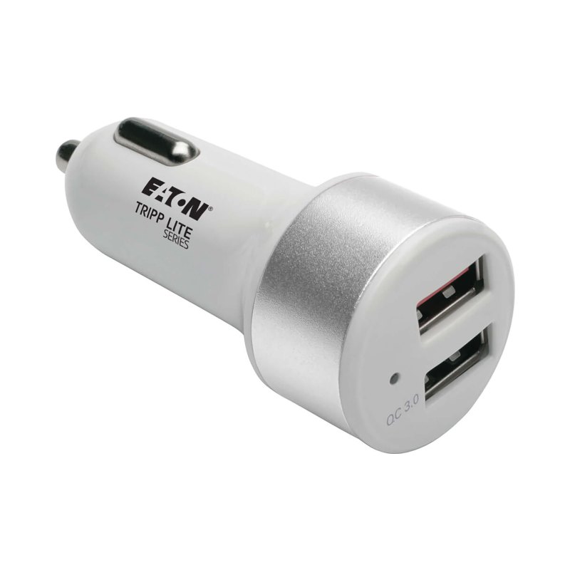 Dual Usb Car Charger W/ Quick Charge 3.0 For Tablets Smartphones