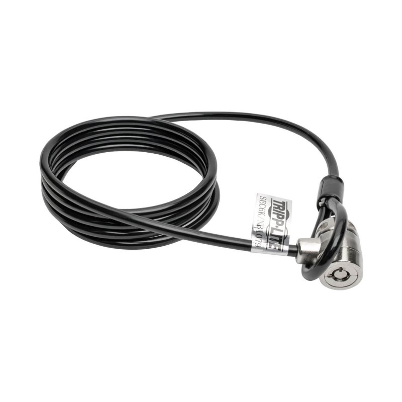 6Ft Laptop Security Lock Keyed Theft Deterrent Cable