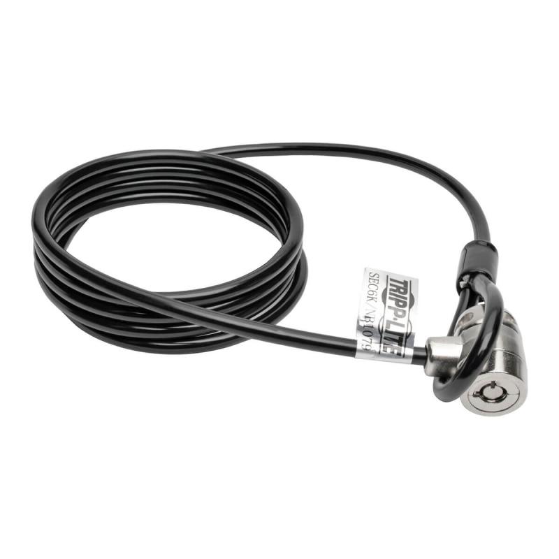 6Ft Laptop Security Lock Keyed Theft Deterrent Cable