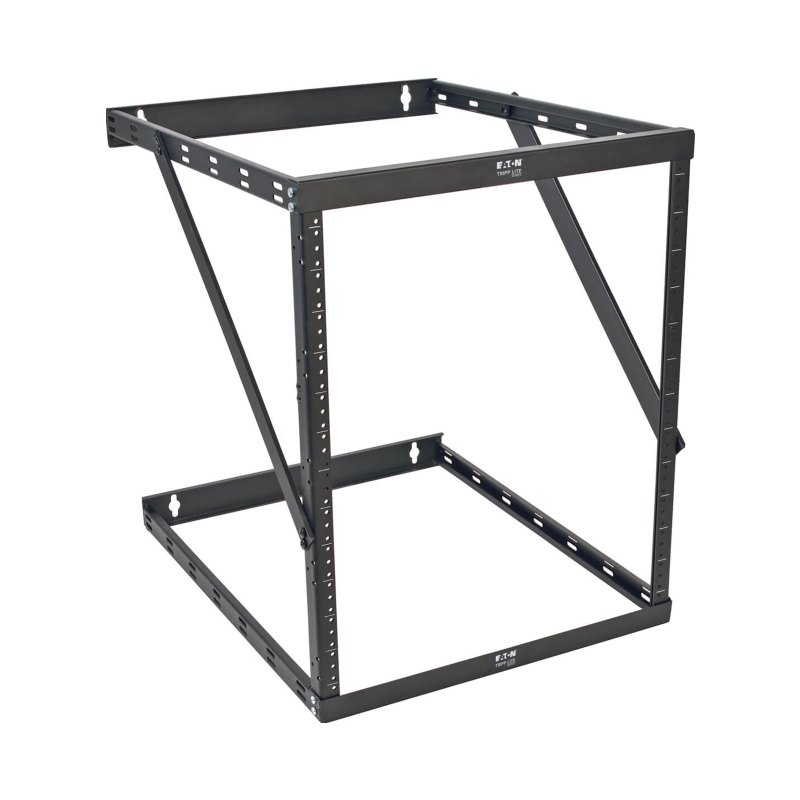 8U/12U/22U 2Post Open Frame Rack Cabinet Expandable 23.5 Depth