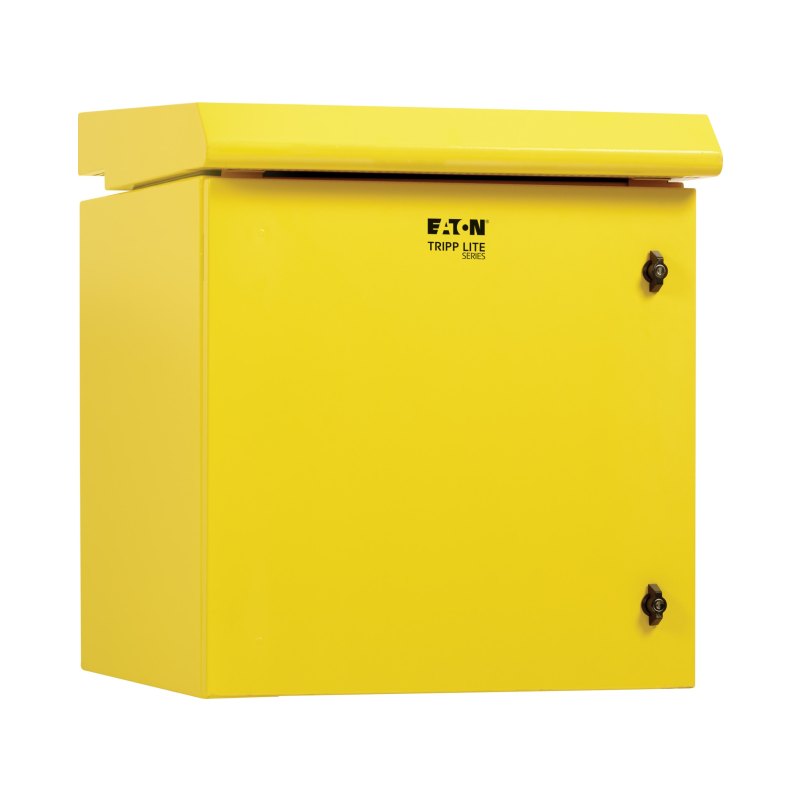 Industrial Wm Rack Lock 12U 23In Yellow