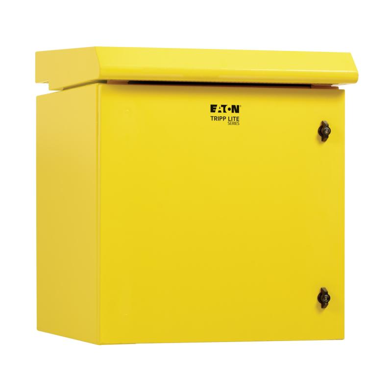 Industrial Wm Rack Lock 12U 23In Yellow