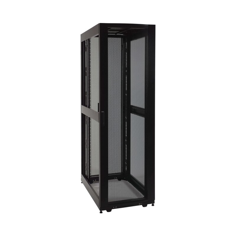 42U Svr Rack Euro-Series Expable Cabinet Stard Depth Side