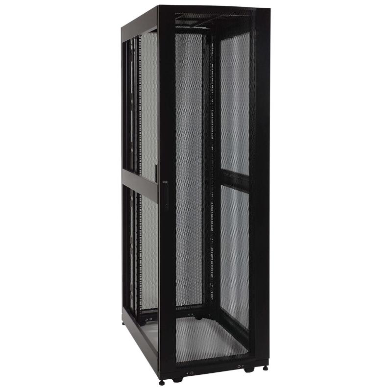 42U Svr Rack Euro-Series Expable Cabinet Stard Depth Side