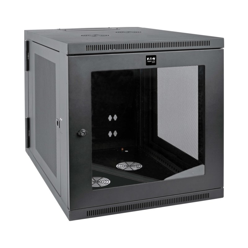 12U Wall Mount Rack Enclosure Hinged 33In Depth W/Acrylics Window