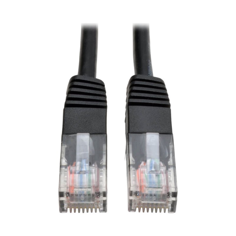 10Ft Blk Cat5E Molded Cbl