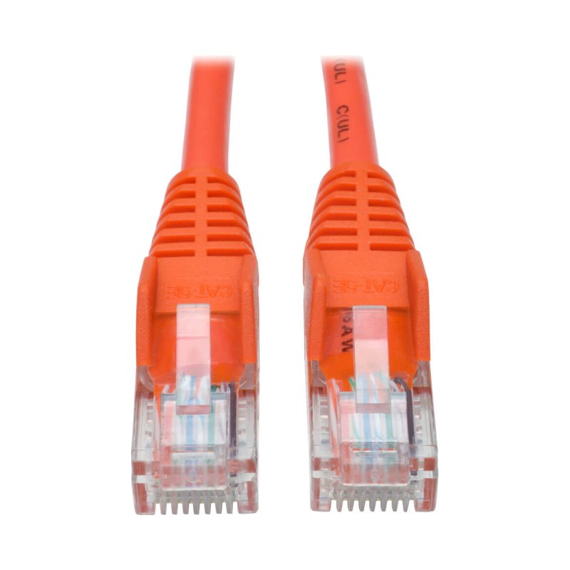 25Ft Orang Cat5E Snag Ptch Cbl