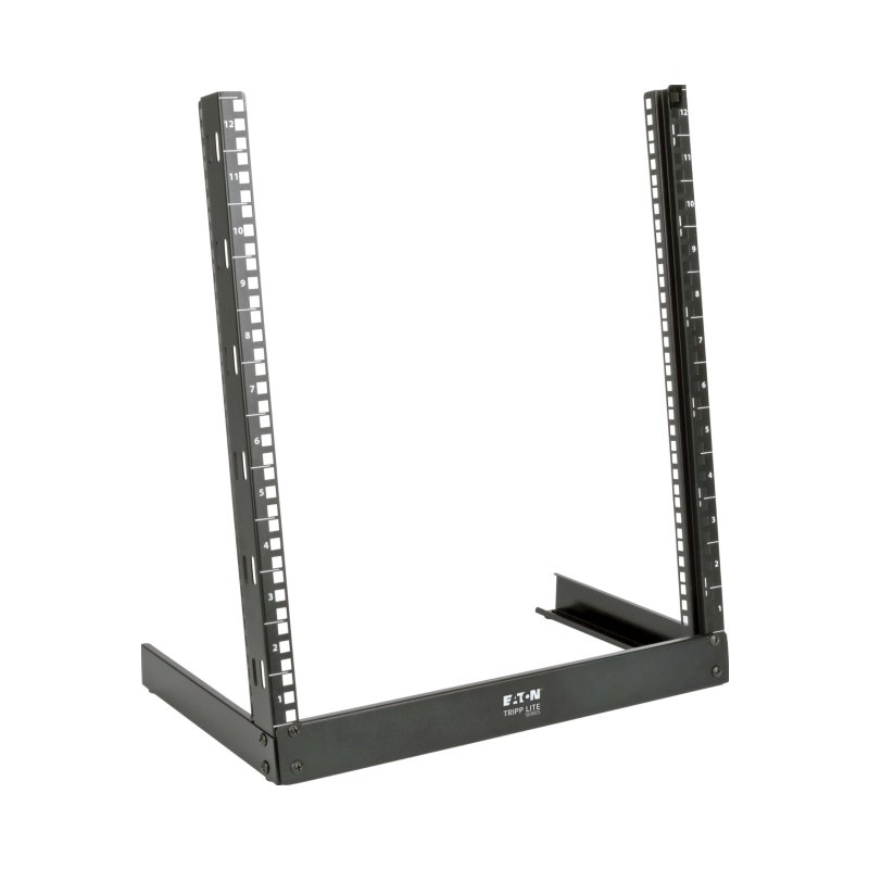 12U 2Post Open Frame Desktop Rack Server Cabinet Free Standing