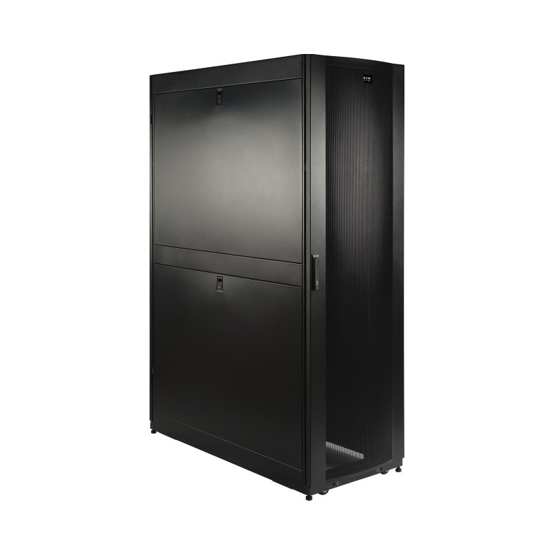 42U Rack Enclosure Svr Cabinet Doors  Sides Extra Deep 48In