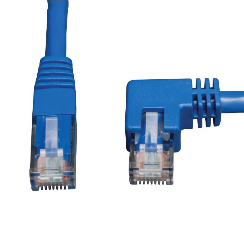 10Ft Blu Rt-Angl Ct6 Ptch Cbl
