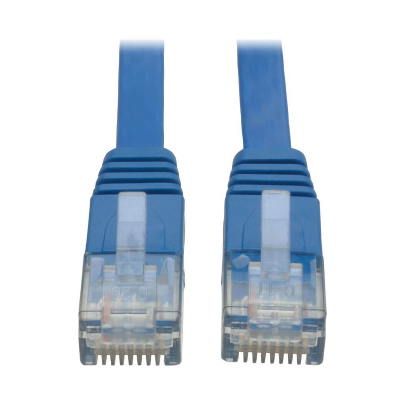25Ft Blue Flat Cat6 Ptch Cbl