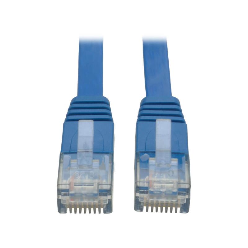 25Ft Blue Flat Cat6 Ptch Cbl