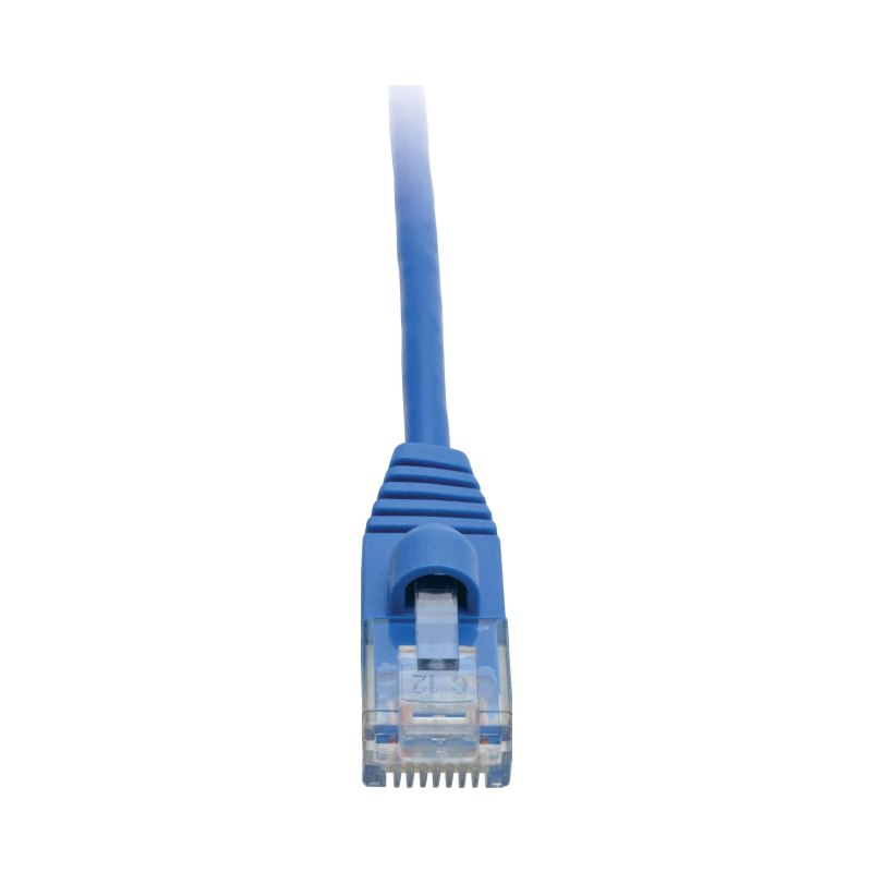 1Ft Blu Slim Utp C6A Ptch Cbl