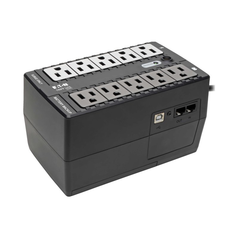 600Va Standby Ups Compact Low Profile 8Outlets W/ Usb Port