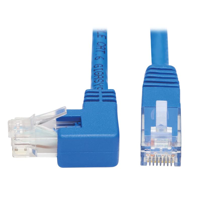 20Ft Cat6Anglcbl 90Lt/180D Blu