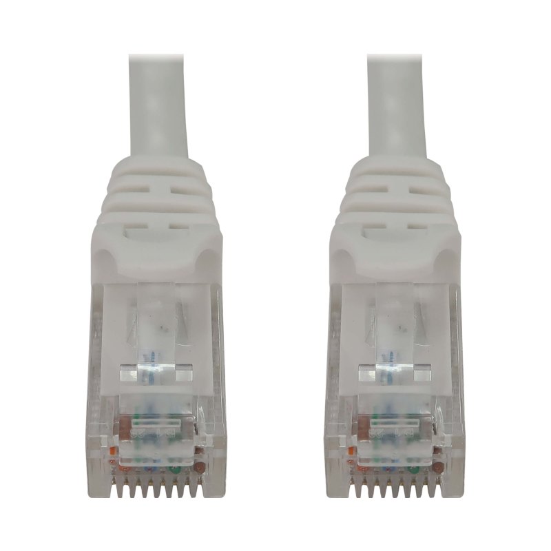 Cat6A10G Rj45M/M Poe White 6In 15Cm