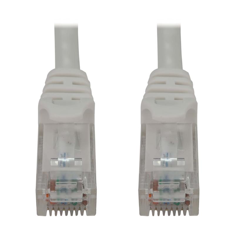 Cat6A10G Rj45M/M Poe White 6In 15Cm