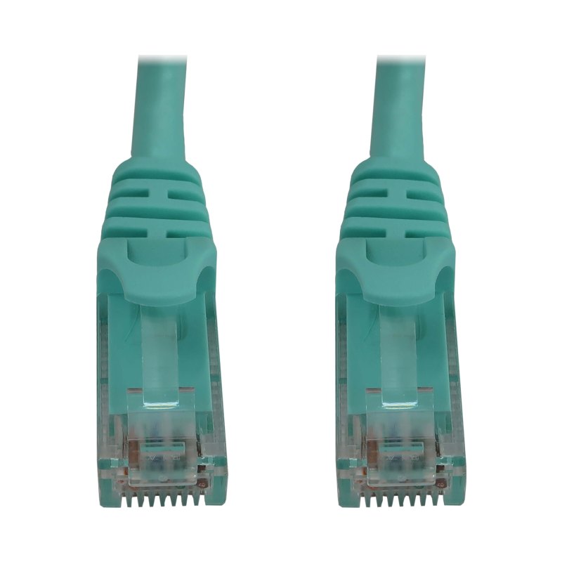 Cat6A10G Rj45M/M Poe Aqua 15Ft 4.6M