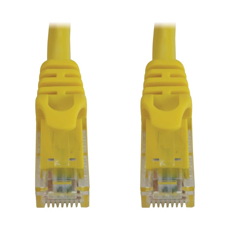 Cat6A10G Rj45M/M Poe Yellow 6In. 15Cm