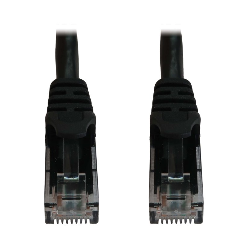 Cat6A10G Rj45M/M Poe Black 6In 15Cm