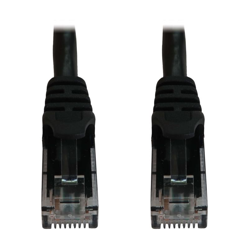 Cat6A10G Rj45M/M Poe Black 6In 15Cm