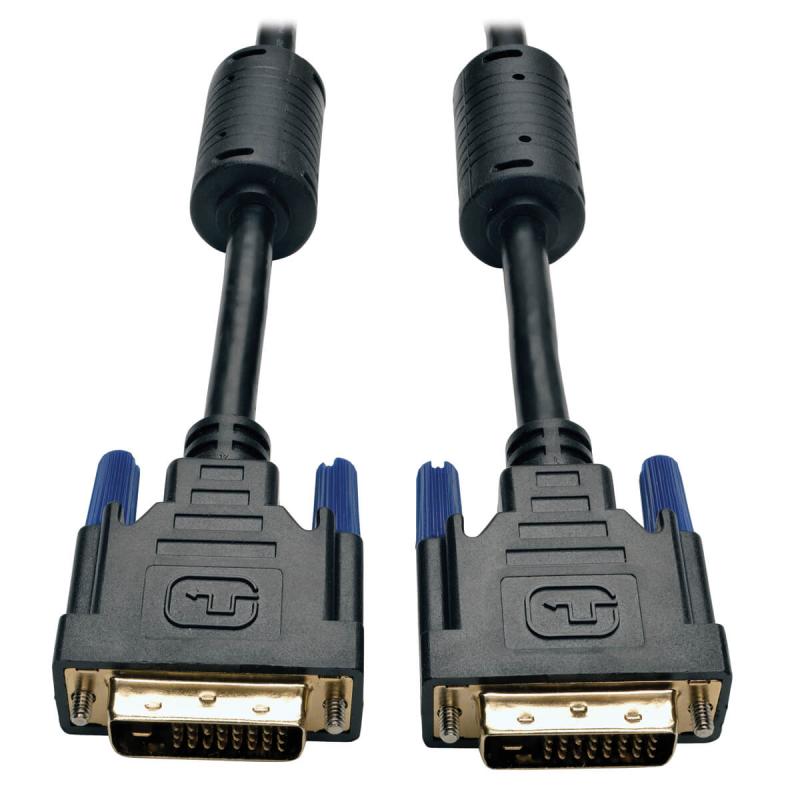 1Ft Dvi Dual Link Tmds Cable Molded Shielded Dvi-D M/M