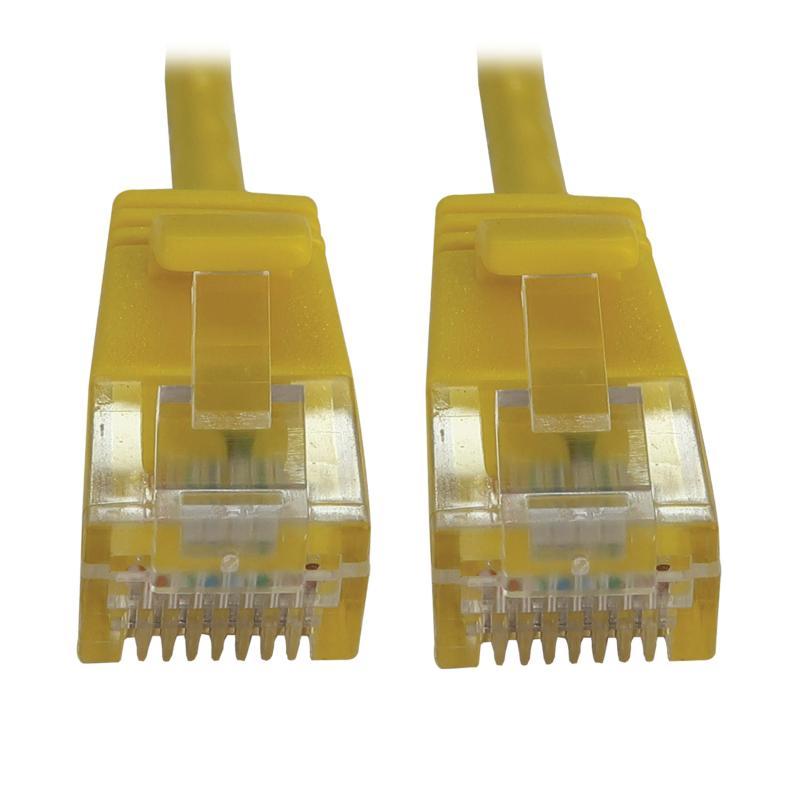 Cat6A10Grj45M/M Poe Yellow 6In 15Cm