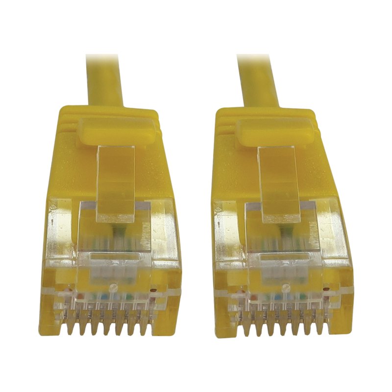 Cat6A10Grj45M/M Poe Yellow 2Ft 0.6M