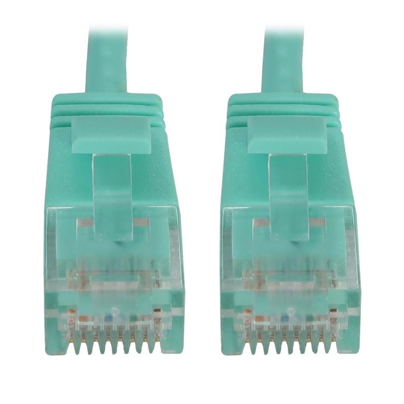 Cat6A10Grj45M/M Poe Aqua 2Ft. 0.6M