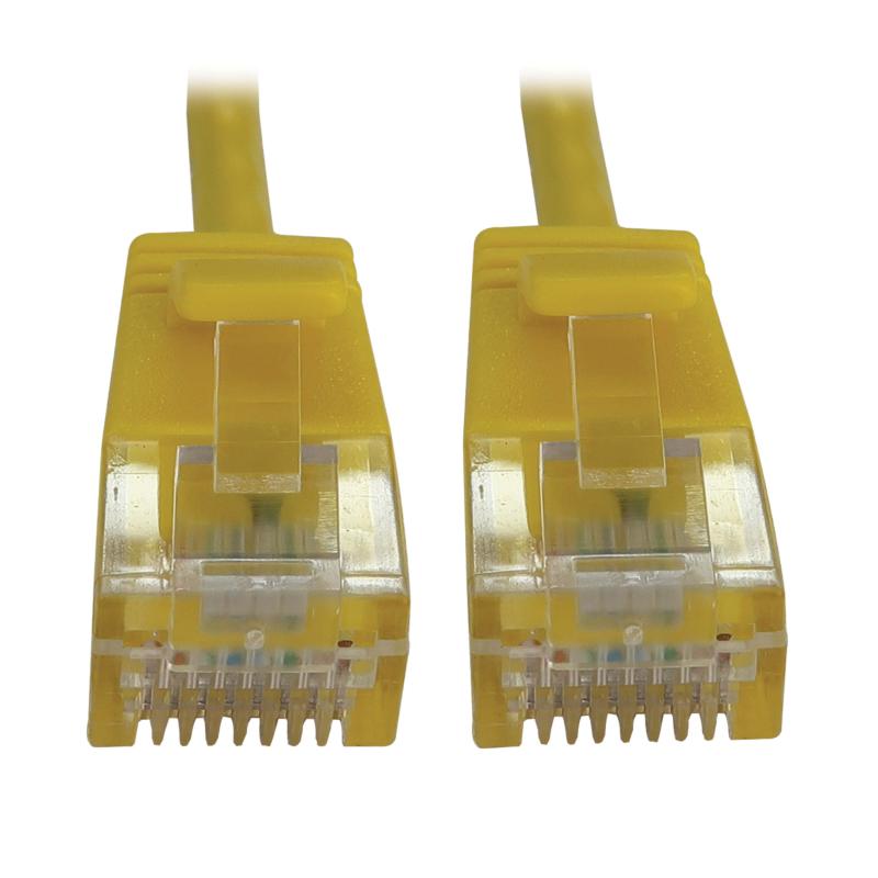 Cat6A10Grj45M/M Poe Yellow 1Ft 0.3M