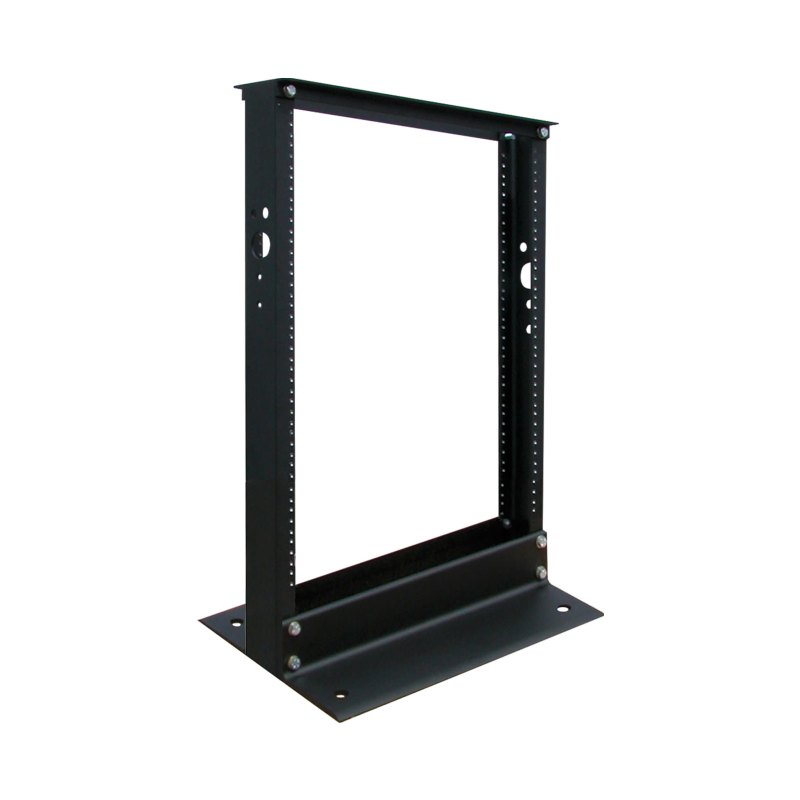 13U 2Post Open Frame Rack Server Cabinet Threaded Holes