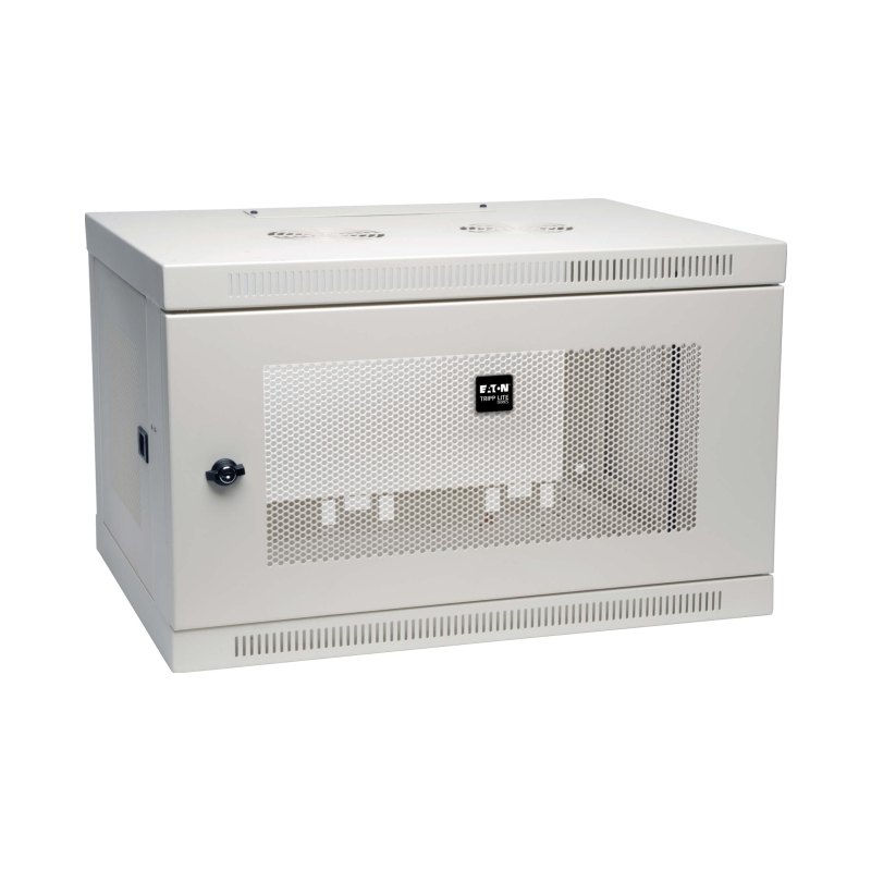 6U Wall Mount Rack Enclosure Cabinet Wallmount Doors Sides White