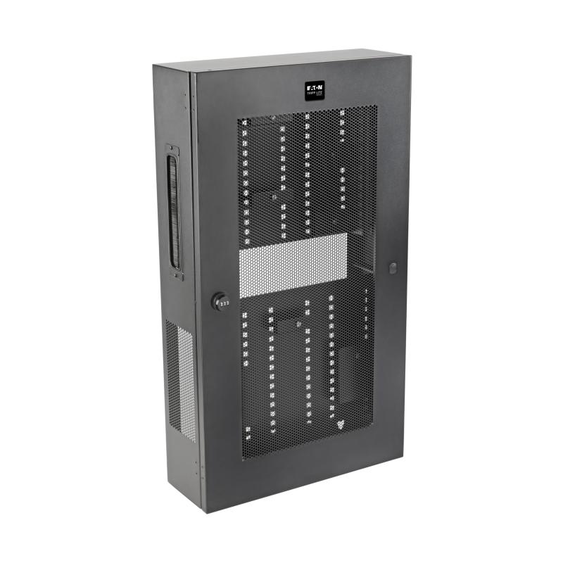 Rack 3U Low Profile Vertical Switch-Depth Wall-Mountable Rack