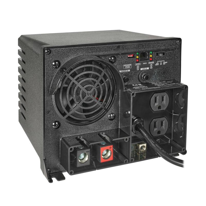 Powerverter 1250W 12V Dc/120V Ac Inverter/Charger 30A 2Out 5-15R