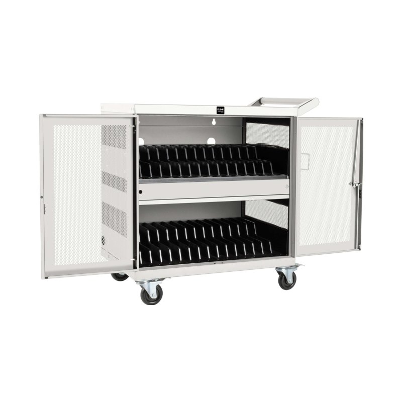 32Port Usb Charging Cart Stg Station Android Tablet White