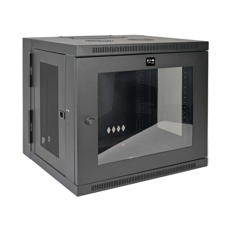 10U Wall Mount Rack Enclosure Cabinet W/Swinging Plexiglass Door