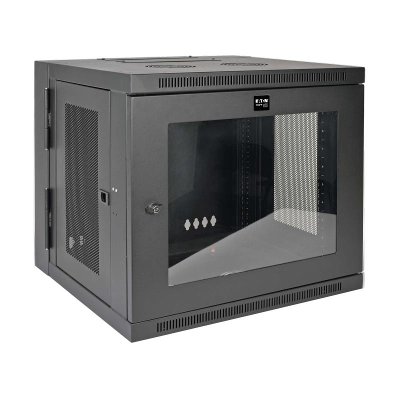 10U Wall Mount Rack Enclosure Cabinet W/Swinging Plexiglass Door