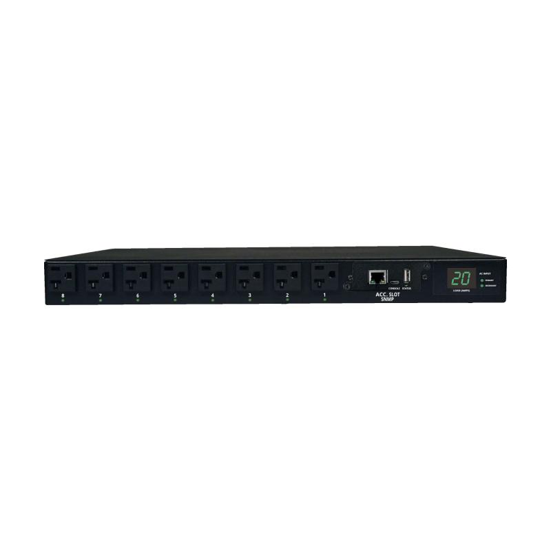Unité de distribution d'alimentation numérique Pdu 16 Nema 5-15/20R 20A Web Card