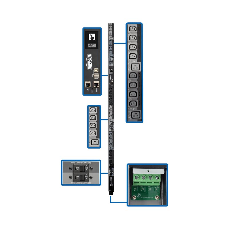 Pdu 3-Phase Switched Custom Dell Only