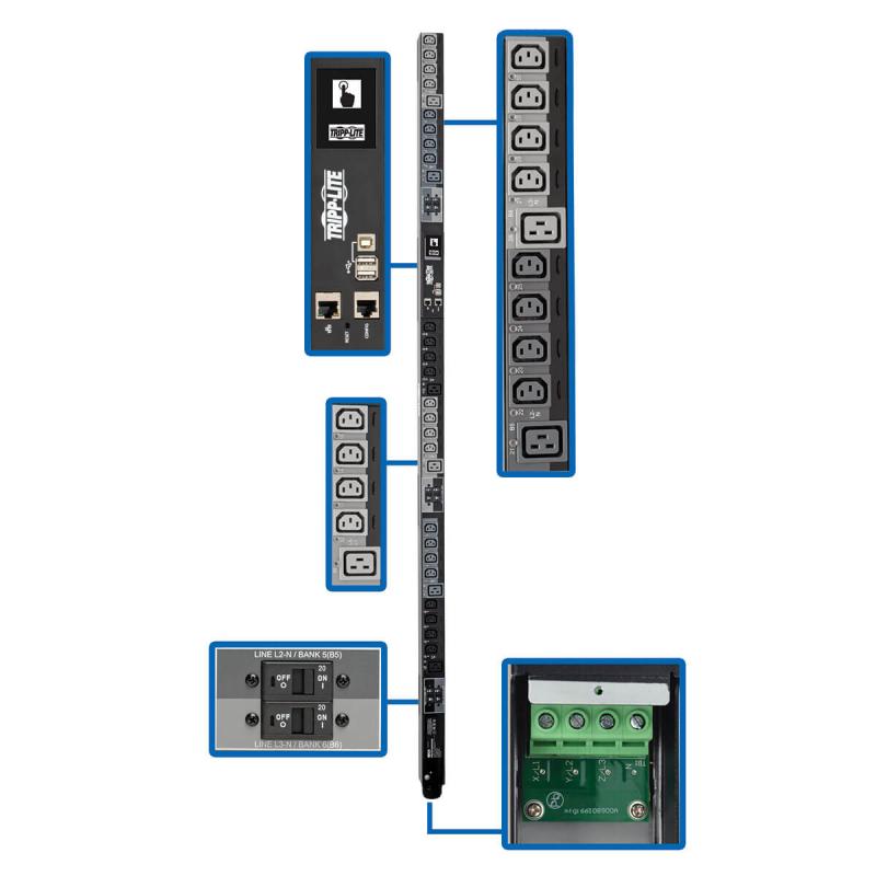 Pdu 3-Phase Switched Custom Dell Only
