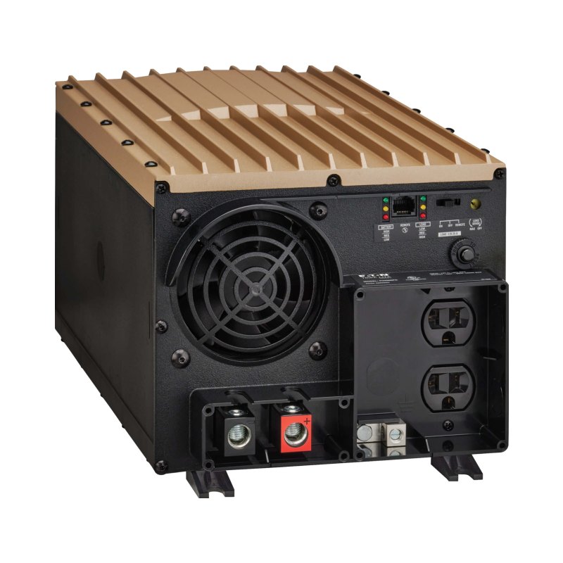 2000W Industrial Inverter 120V 12Vdc 2 Out 5-15/20R Auto Shutdown