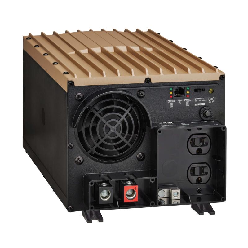 2000W Industrial Inverter 120V 12Vdc 2 Out 5-15/20R Auto Shutdown