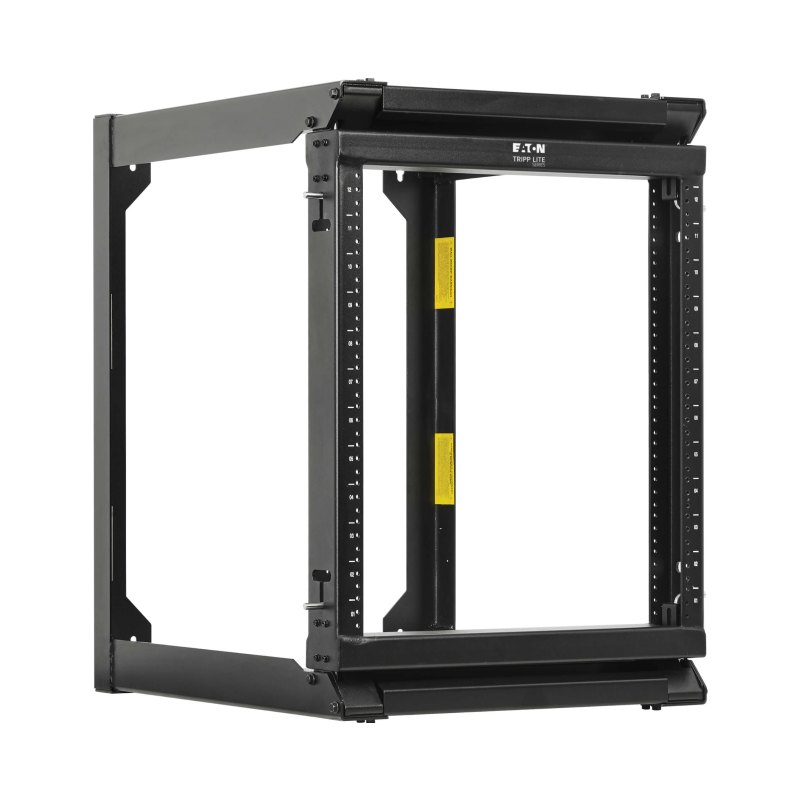 22In 12U Hinged Open Frame Wall-Mount Server Rack Deep