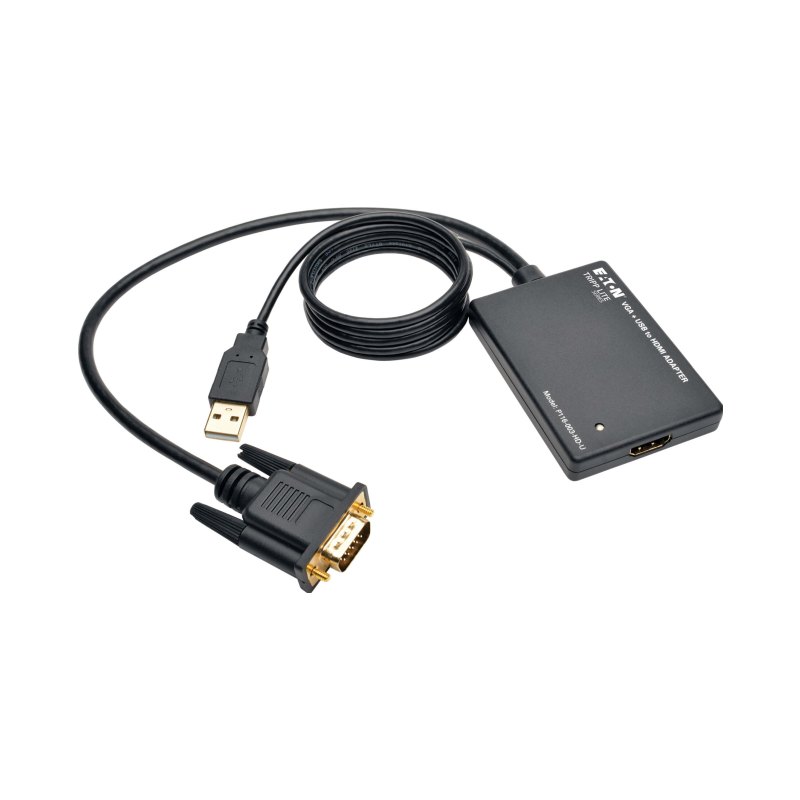 Vga W Audio To Hdmi Adapter