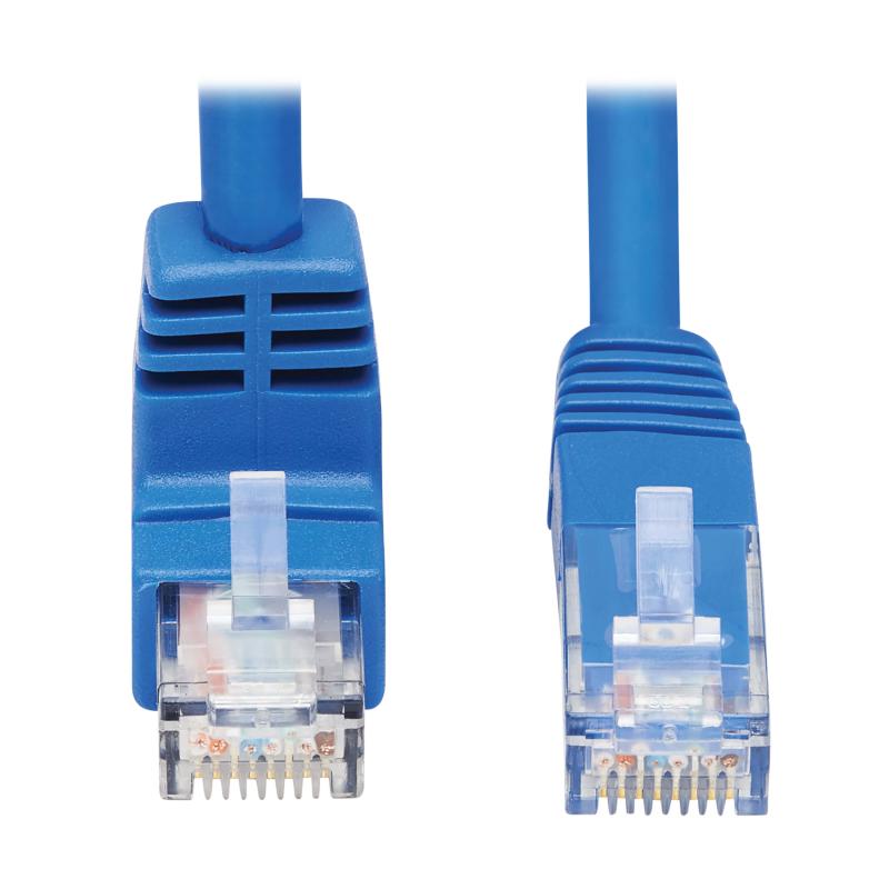 20Ft Cat6 Cbl 90Dwn/180D Bleu