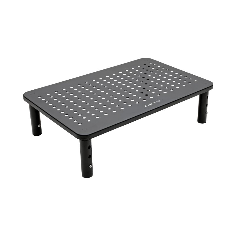 Monitor Riser For Desk 14X9In Height Adjustable Metal Black