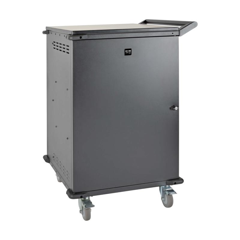 42Dev Ac Mobile Charging Cart F/ Laptops/Chrmbks 10Ft Cord Black