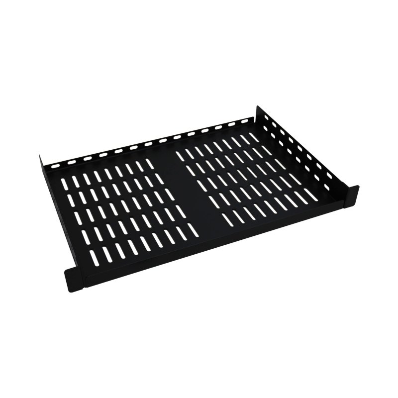 Cantilever Toolless Mount Fixed Shelf For 4Post Rack 1U