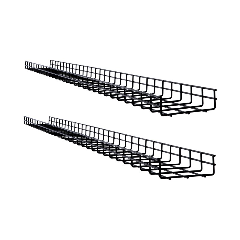 2Pk 5Ft Wire Mesh Cable Tray 6X2In