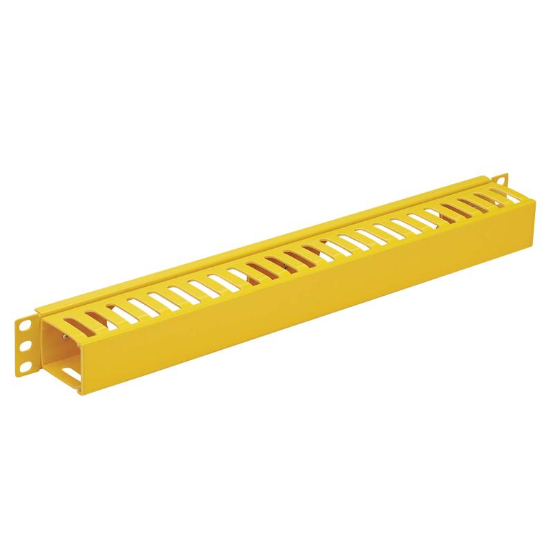 Gestionnaire de câbles horizontal à conduit digital 1U